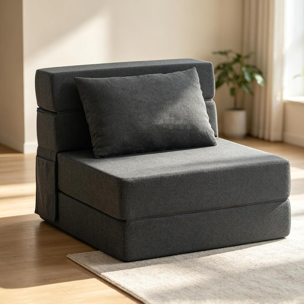 Folding Sofa Bed | Convertible Sleeper Chair Bed for Adults, Fold Out Chair t...