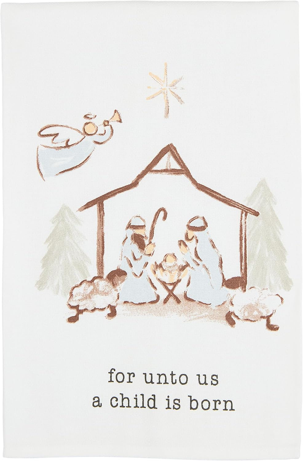 Mud Pie Nativity Cotton Towel, for, 26" x 16 1/2"