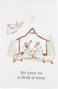 Mud Pie Nativity Cotton Towel, for, 26" x 16 1/2"