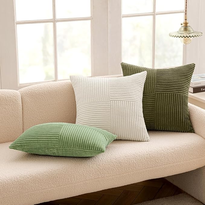 MIULEE White Decorative Throw Pillow Covers 20x20 Inch - Image 5