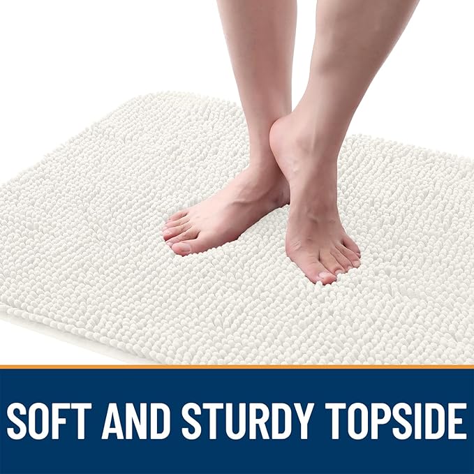 OLANLY Dog Door Mat for Muddy Paws 34x21, Absorbs Moisture and Dirt, Absorbent - Image 4