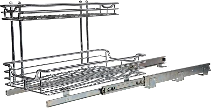 Household Essentials Glidez Multipurpose Chrome-Plated Steel Pull-Out/Slide-Out - Image 10