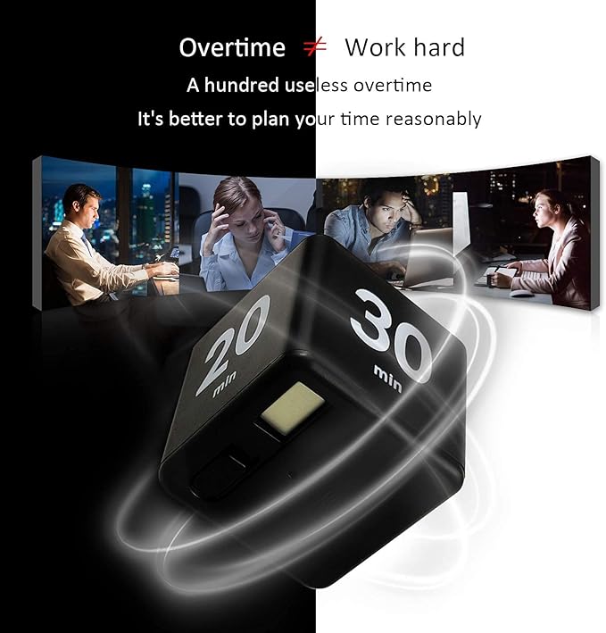 Feilifan Flip Timer, Productivity Cube Timer - Image 6