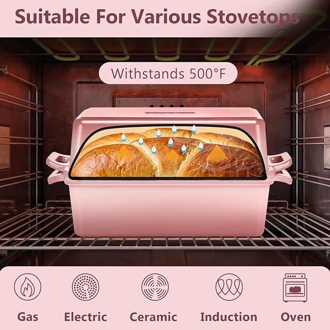 Wildone Enameled Cast Iron Bread Loaf Pan