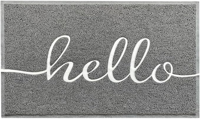 EARTHALL Door Mat Outside Inside Hello Doormat, Durable Floor Mat Non Slip Mat - Image 8