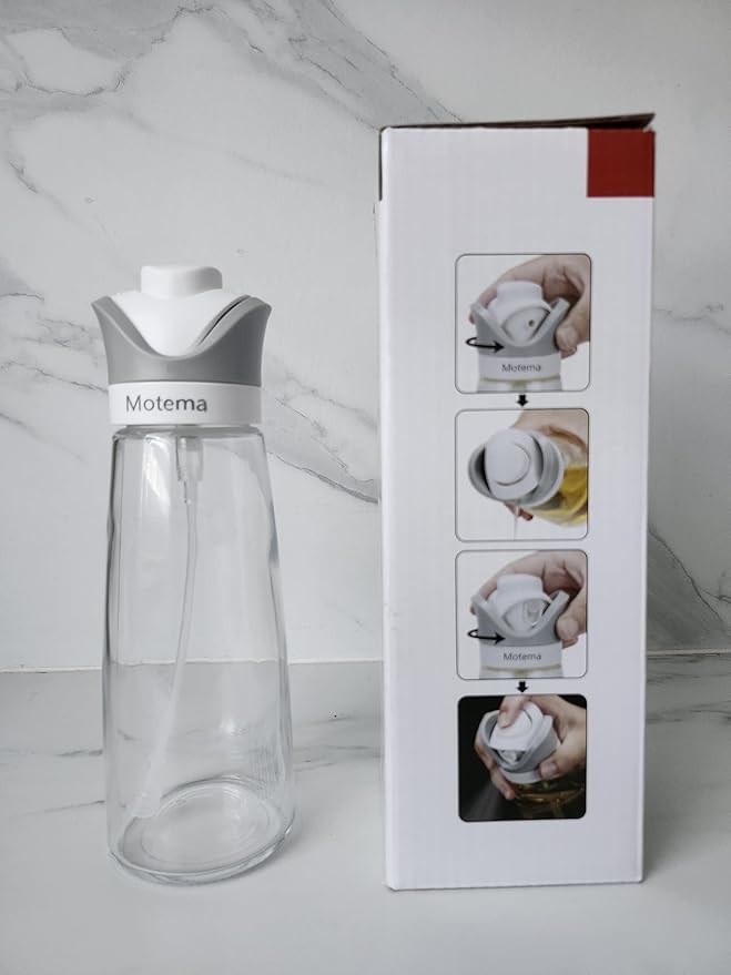 Oil control Dispenser Bottle, Spray & Pour 2-in-1, Precision Olive Oil Sprayer - Image 8