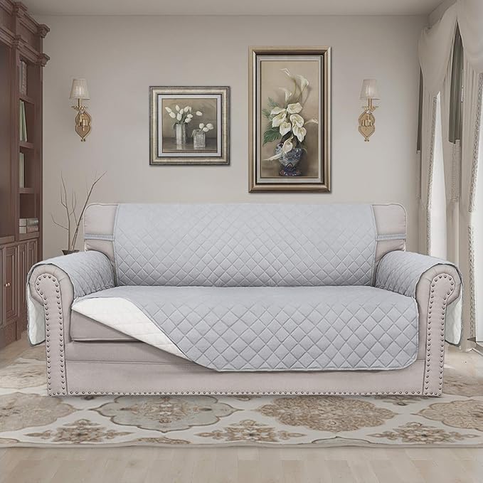 Easy-Going Sofa Slipcover Reversible Loveseat Sofa Cover Couch Cover