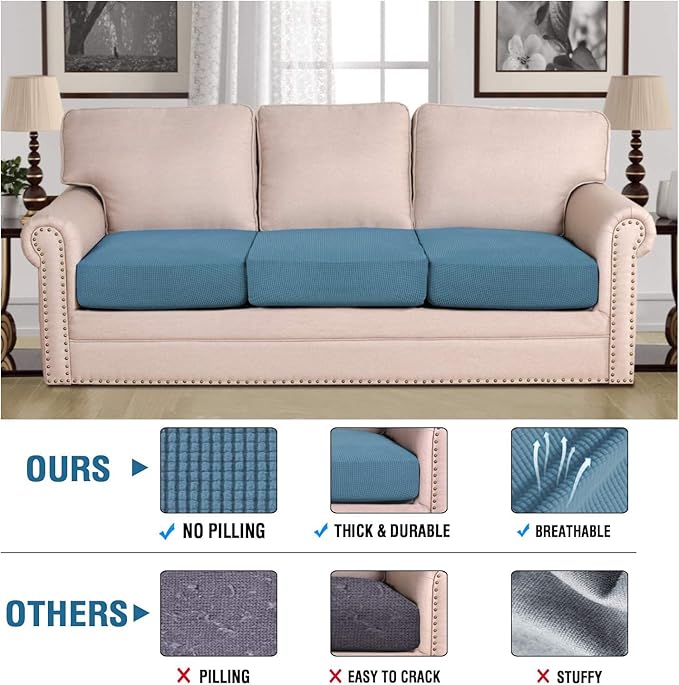H.VERSAILTEX Super Stretch Individual Seat Cushion Covers - Image 2