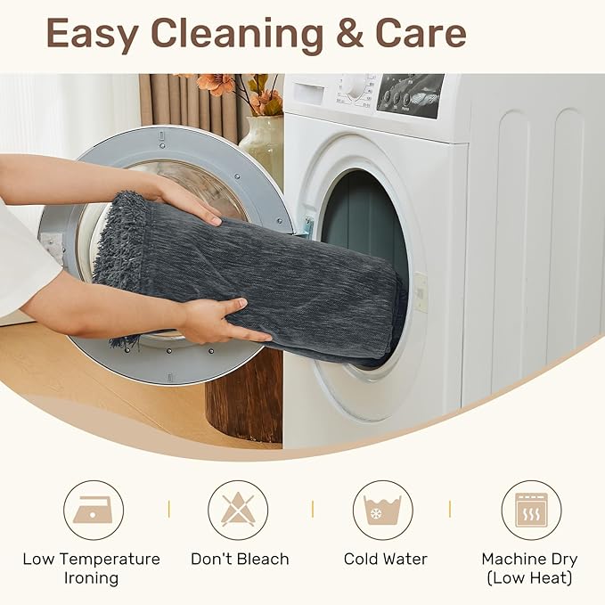 Sectional Couch Covers, 2 Pieces Washable L Shaped Couch Covers Sofa Blanket - Image 9