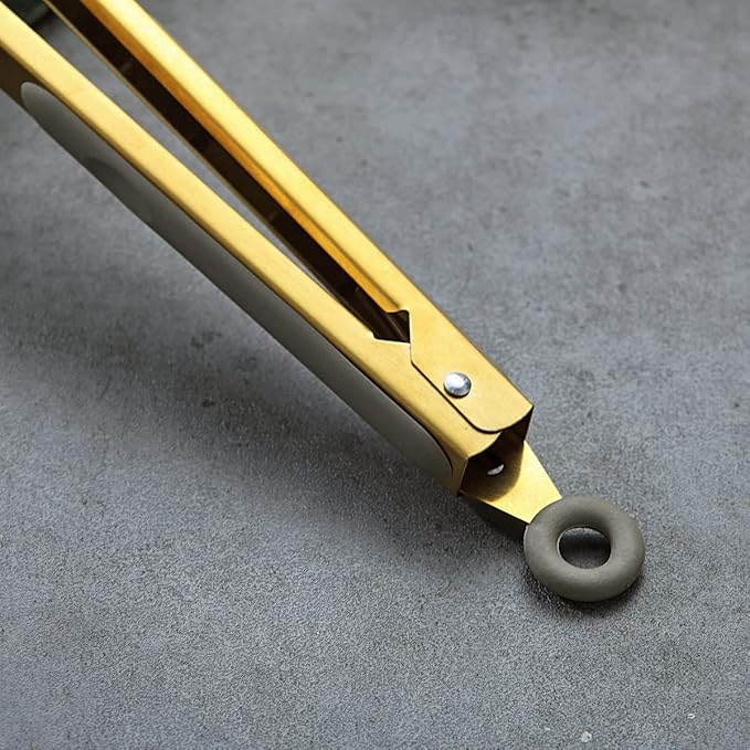 Gold Cooking Tongs, Berglander Heavy Duty Food Tongs - Image 5