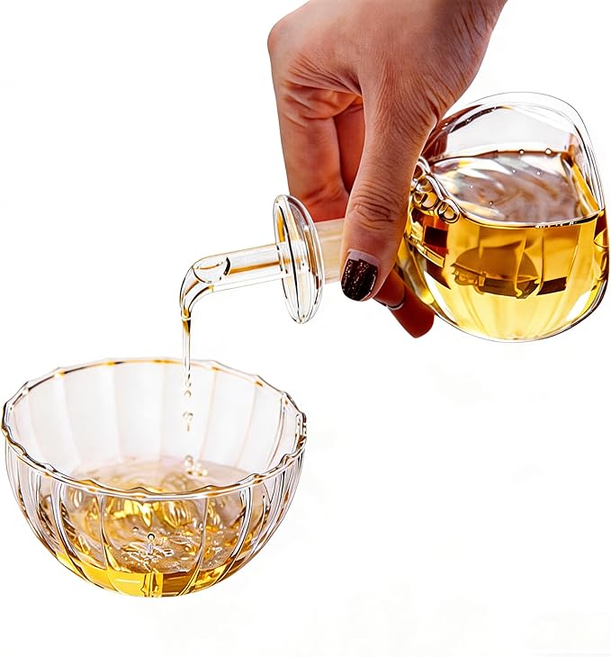 ELETON Cylindrical 16 oz Olive Oil Dispenser Bottle Glass - Image 7