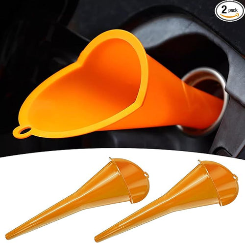 2 PCS Oil Funnel, Automotive Multi-Function Plastic Fuel Funnel by Unknown