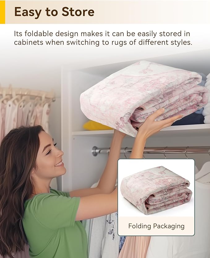 Area Rugs 2'6''x8' Runner Rug Non Slip Washable - Image 6