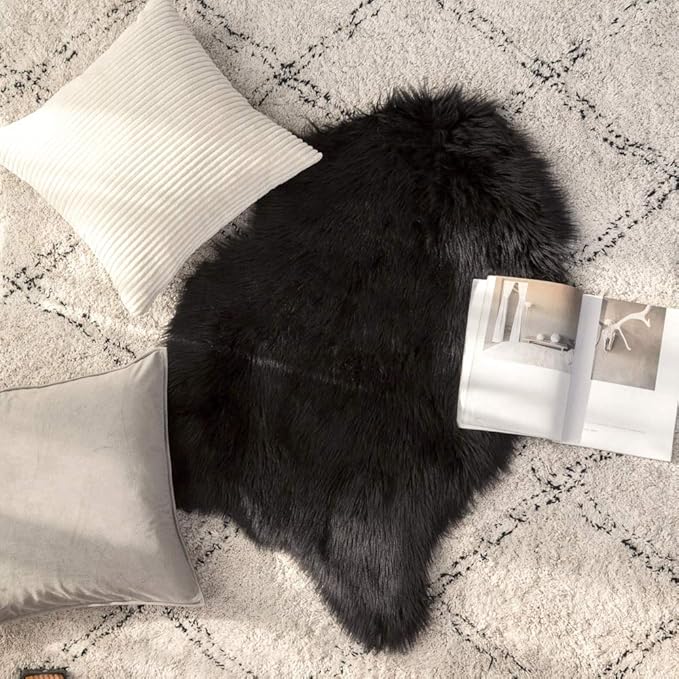 MIULEE Fluffy Rug Soft Shaggy Faux Fur Area Rug Luxury Plush Sheepskin Carpet - Image 7