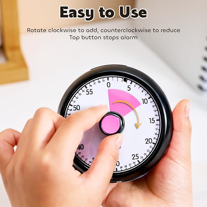 Visual Timer for Kids 60-Minute Countdown Timer - Image 5