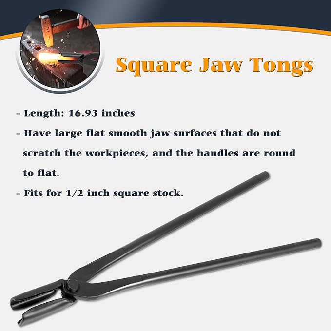 Blacksmith Tongs Set