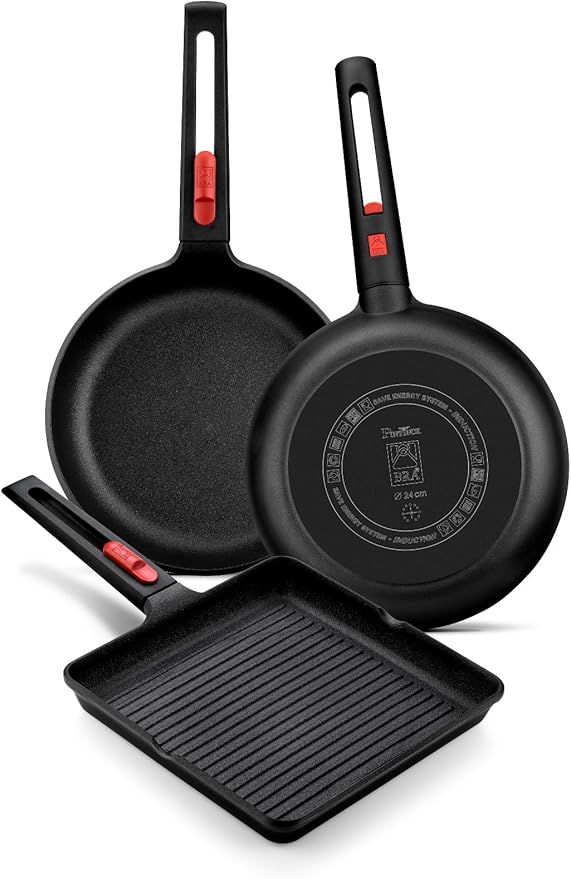 BRA COOKWARE Infinity Nonstick Frying Pan | 8-Inch Cast Aluminum Skillet | - Image 11
