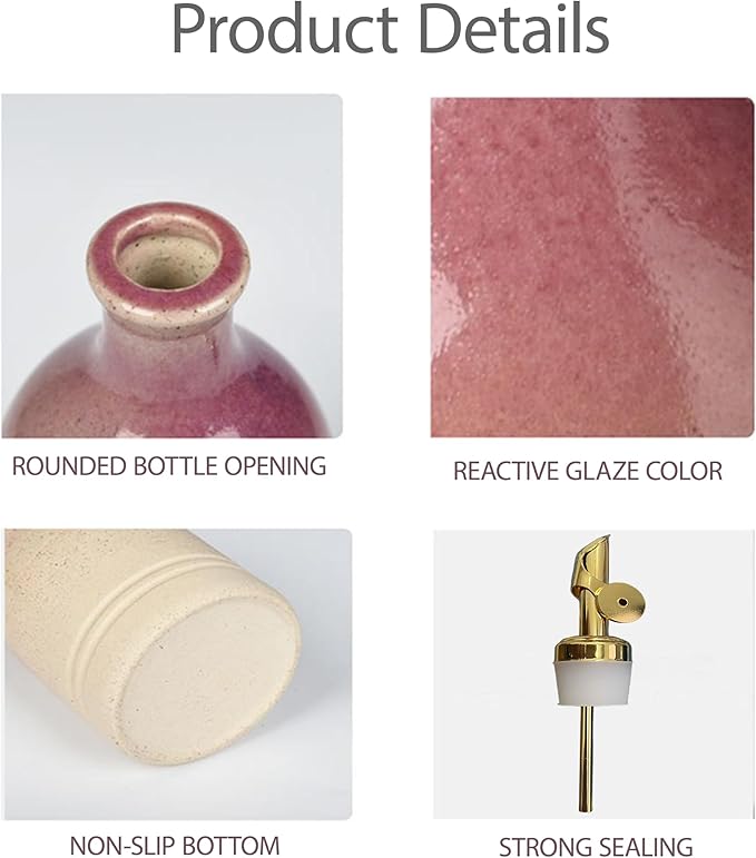 Ceramic Olive Oil Dispenser Bottle - Image 6