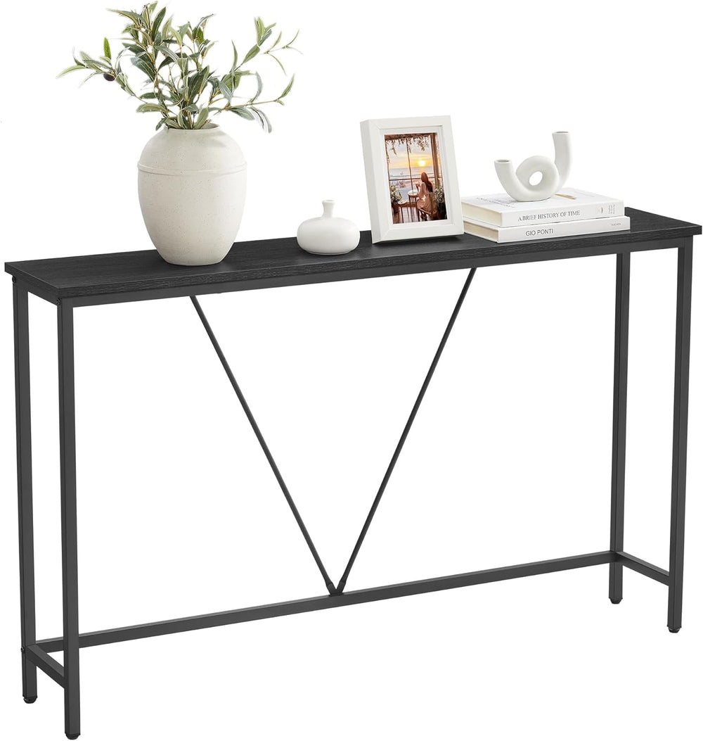 VASAGLE Console Sofa Table, Narrow Entryway Table, for Living Room, Bedroom, ...