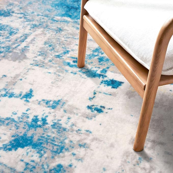 KOZYFLY Small Area Rug 2x3 Rug Entryway Rugs Indoor Non-Slip Modern Abstract - Image 7