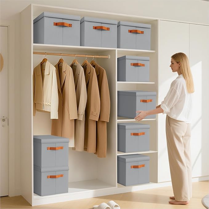 Homsorout Storage Bins with Lids - Image 2