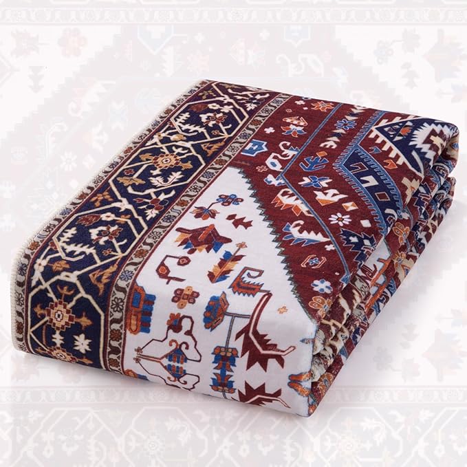 SERISSA 5x7 Boho Area Rug, Washable Non-Slip Rugs - Image 7