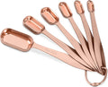 Accurate 18/8 Stainless Steel Measuring Spoons, Heavy Duty Good Handle Set of 6 by ALLWIN-HOUSEWARE