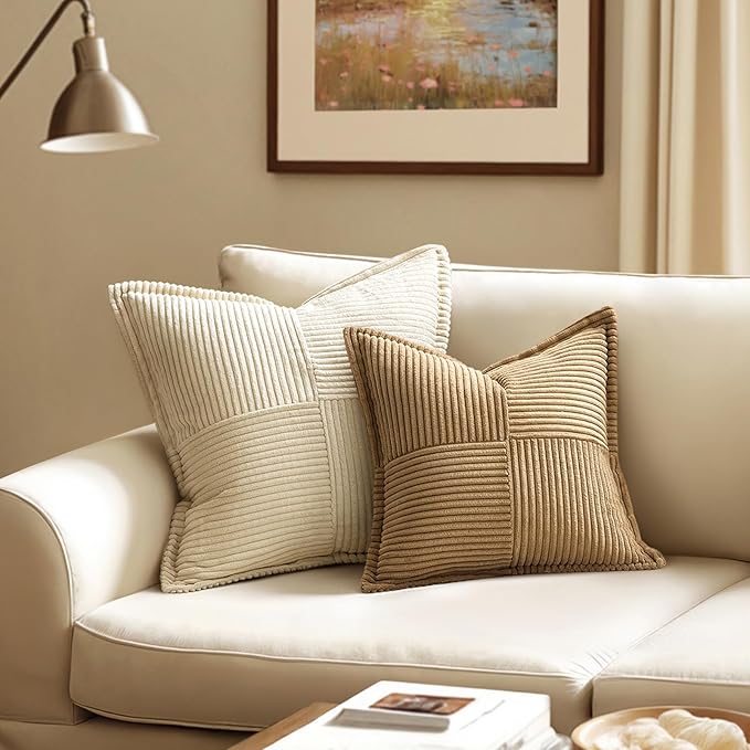 MIULEE Decorative Euro Sham Throw Pillow Covers - Image 2