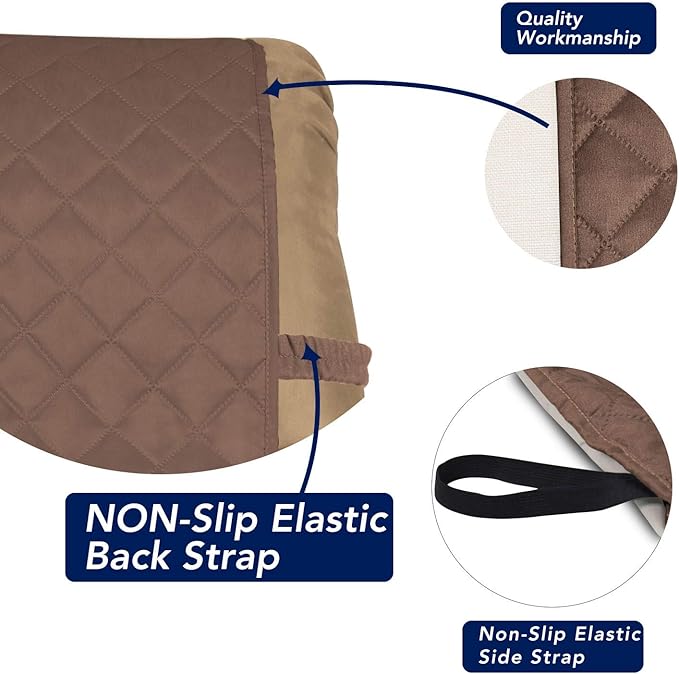 PureFit Reversible Quilted Sofa Cover, Water Resistant Slipcover Furniture - Image 3