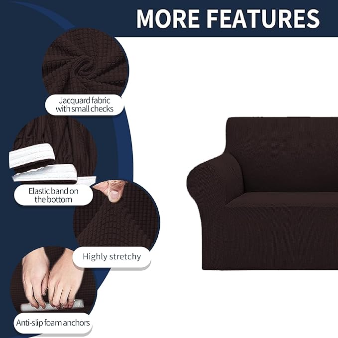 Cupuamon 2026 New Stretch Chair Sofa Slipcovers Couch Cover - Image 4