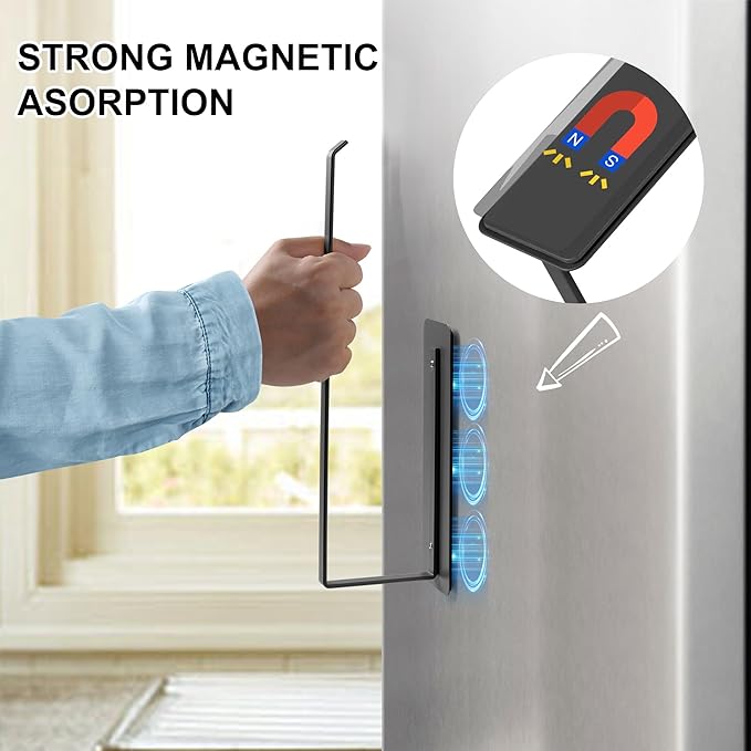 EASTTOWEST Magnetic Paper Towel Holder, Heavy Duty Strong Magnet Backing - Image 2