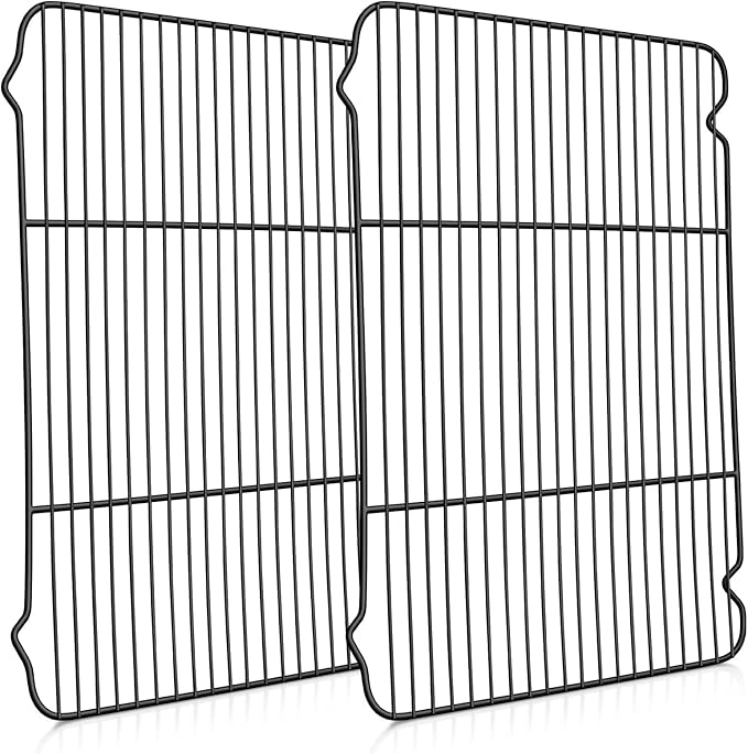 P&P CHEF Cooling Baking Rack Pack of 2, 16.6" x 11.5", Stainless Steel Cooling by PPCHEF