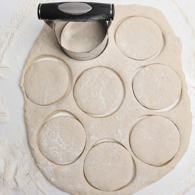HULISEN 3.5 inch Biscuit Cutter, Stainless Steel Round Cookies Cutter - Image 6