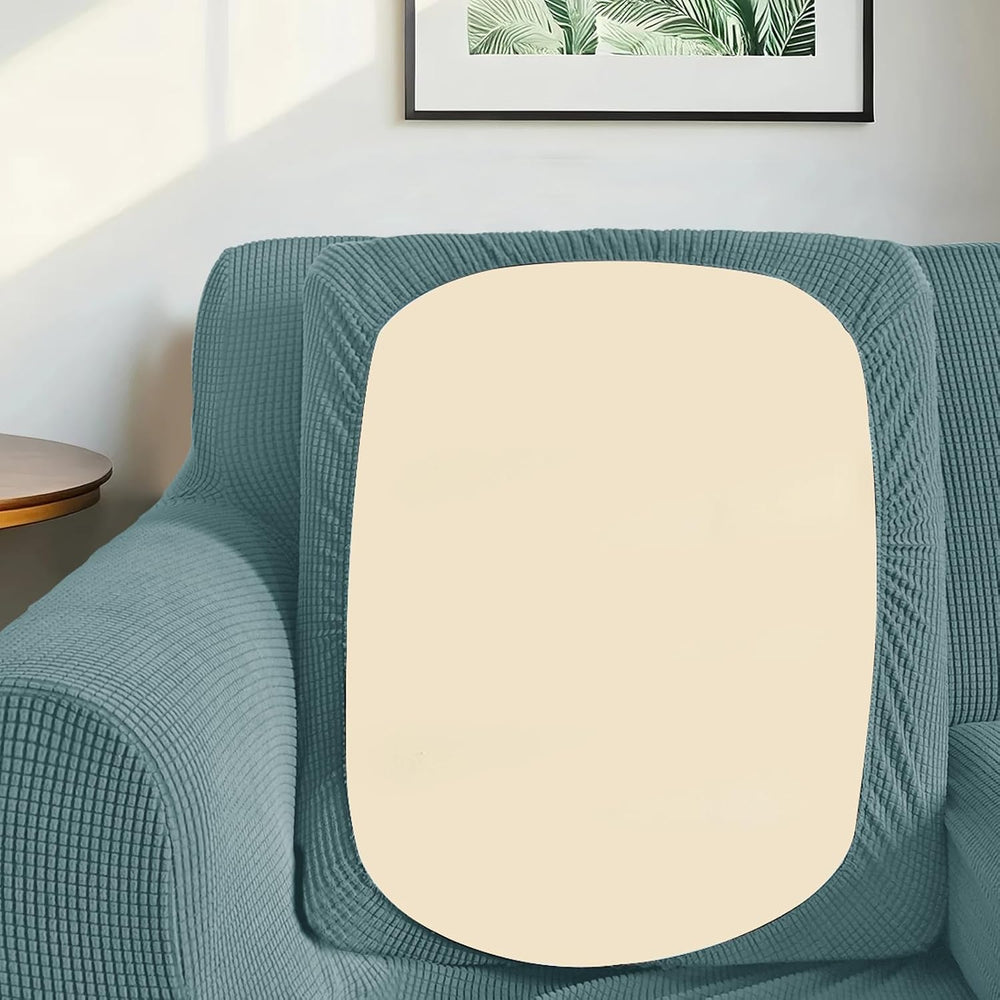 2 Pieces Stretch Chair Cover For Sofa Slipcover, 1 Seat, Steel Blue