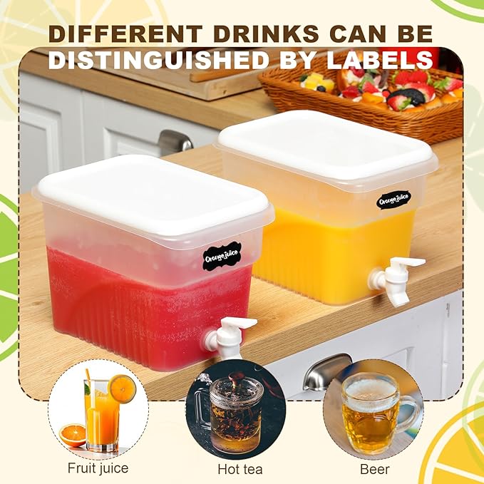 Mumufy 2 Pcs 1.32 Gallon Drink Dispensers - Image 5