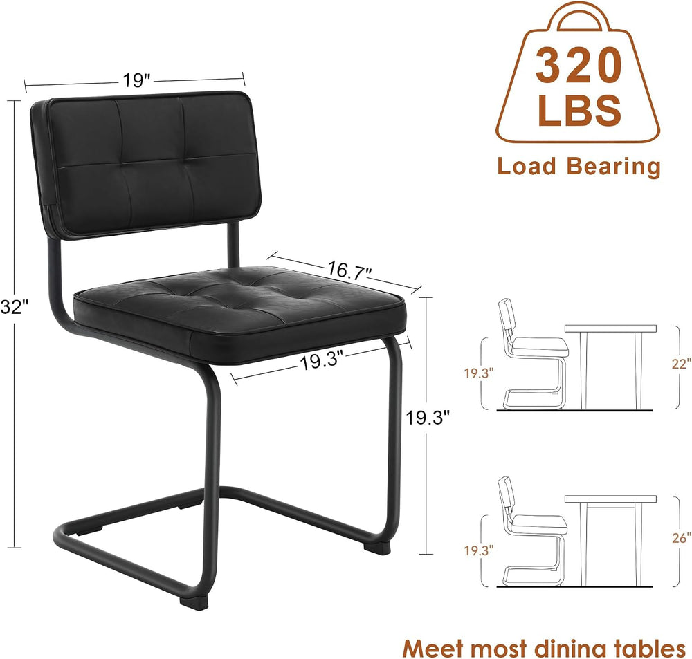 ONEVOG Mid-Century Modern Dining Chairs, Kitchen Dining Room Chairs Set of 2,...