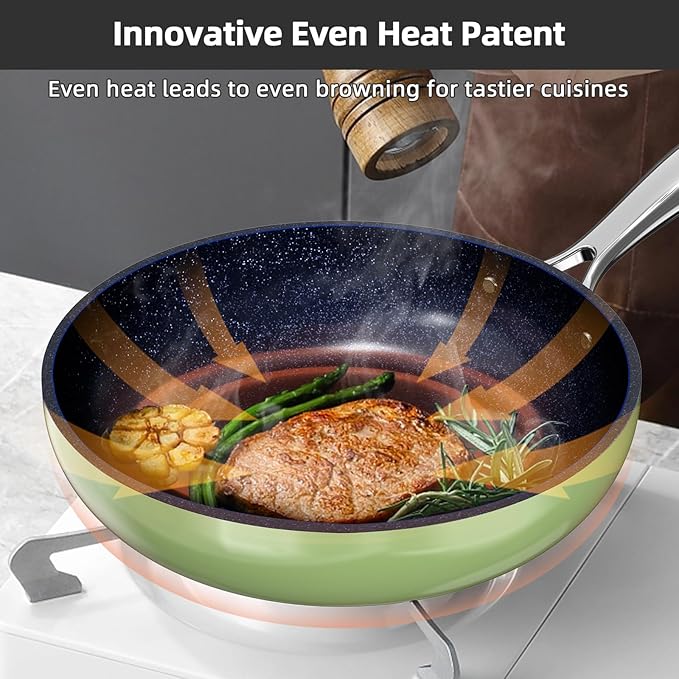 Nuwave Lux 13pc Forged Lightweight Cookware Set PFAS Free, Healthy G10 Duralon - Image 3