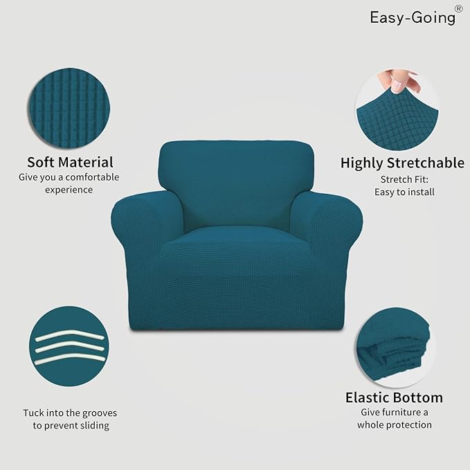 Easy-Going Stretch Chair Sofa Slipcover 1-Piece Couch Sofa Cover Furniture - Image 3