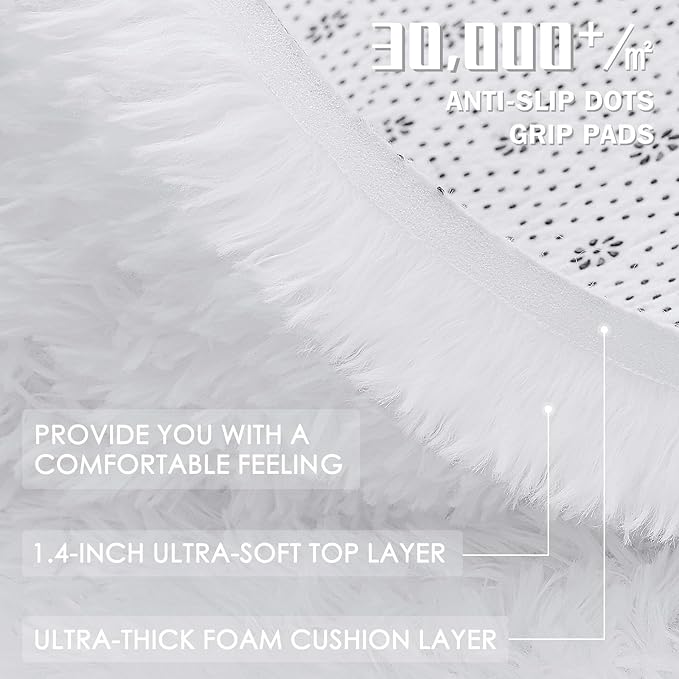 OLANLY 8x8 Machine Washable Large Area Rugs - Image 8