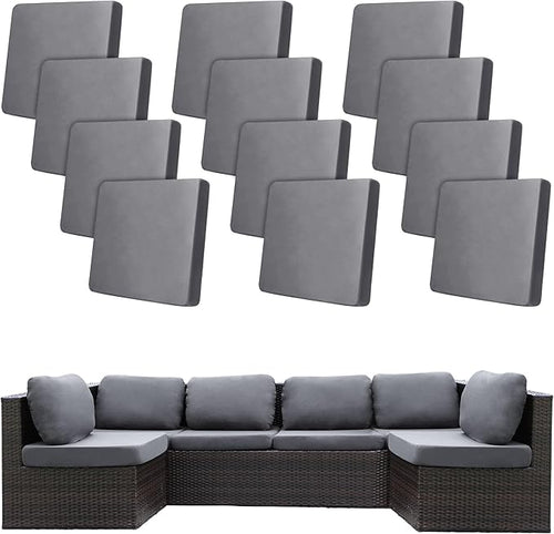 12Pcs Stretch Patio Cushion Covers, Outdoor Couch Covers Replacement, Outdoor by BIETYONE