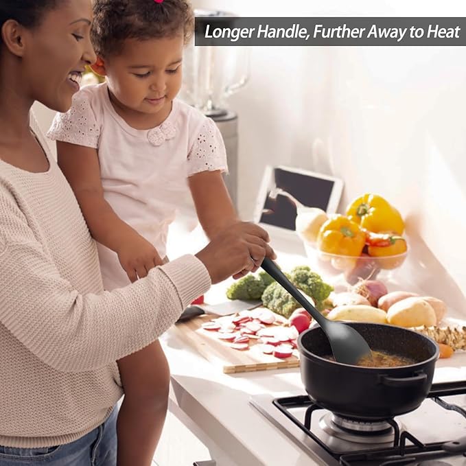 Silicone Slotted Spoons for Cooking - Image 9
