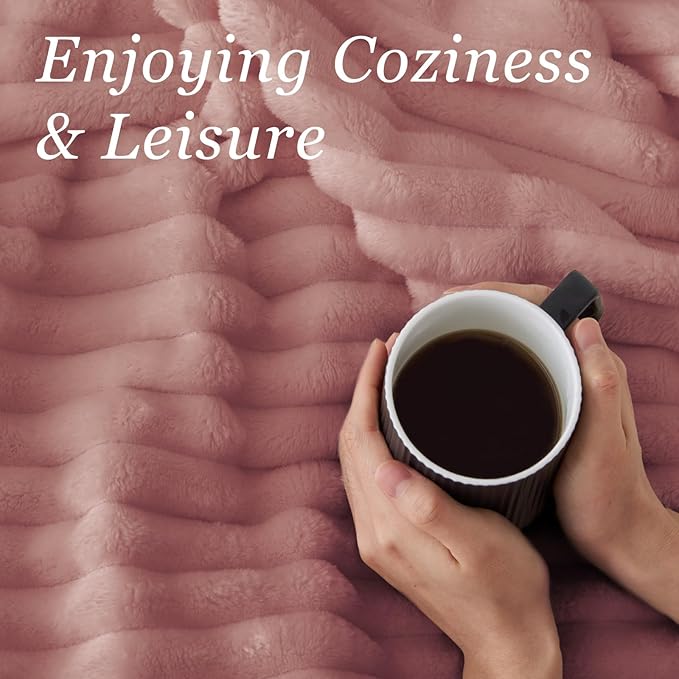 BEDELITE Twin Blanket for Couch & Bed, 300GSM Soft & Warm Fleece Blanket - Image 7