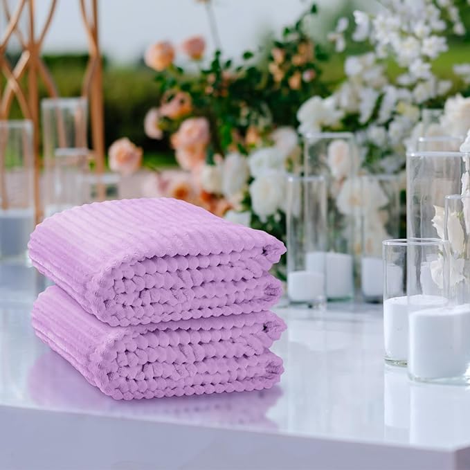 Buryeah 6 Pcs Flannel Throw Blanket Bulk 50 x 60 in Sleepover Blanket Outdoor - Image 6