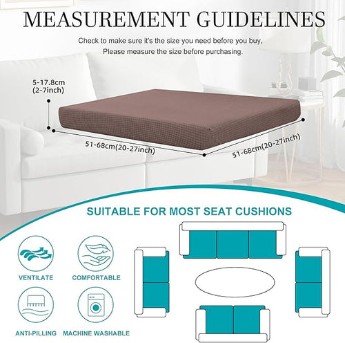 12Pcs Stretch Patio Cushion Covers, Outdoor Couch Covers Replacement, Outdoor - Image 2