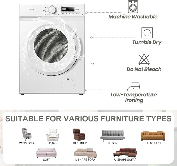 HANDONTIME Washable Couch Covers - Image 6