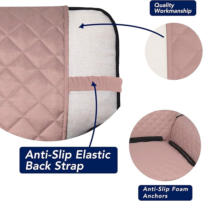 PureFit Reversible Quilted Sofa Cover, Water Resistant Slipcover Furniture - Image 3