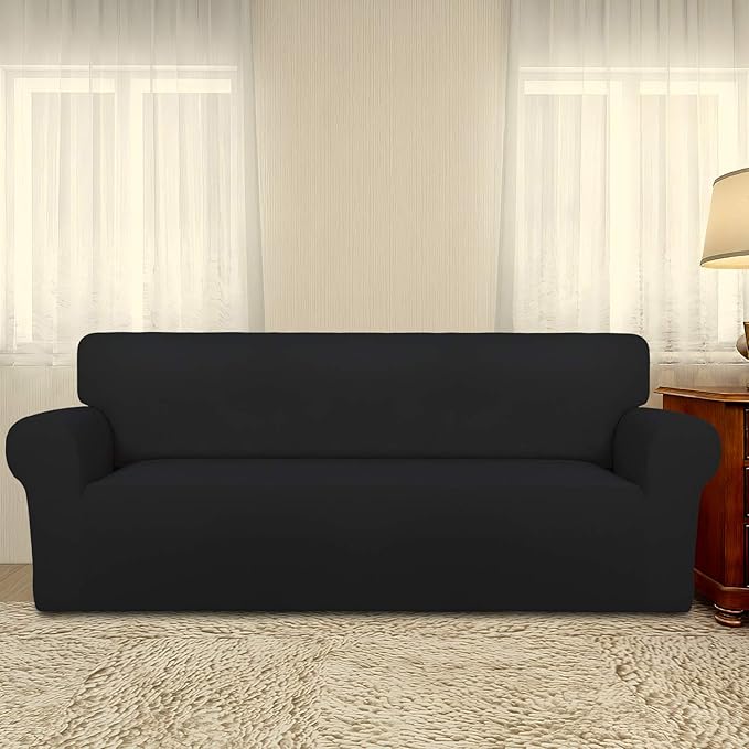 PureFit Super Stretch Sofa Slipcover – Spandex Non Slip Soft Couch Sofa Cover - Image 2