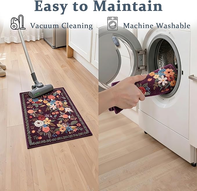 Area Rugs 24x17 Inch Home Decor Entry Rug, Small Door Mat Bath Mats - Image 4