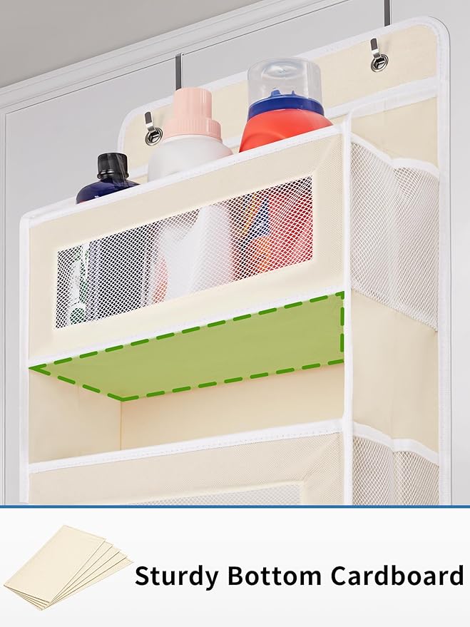 JARLINK 2 Pack Over The Door Organizer Storage, 5 Shelf Hanging Door Organizer - Image 8