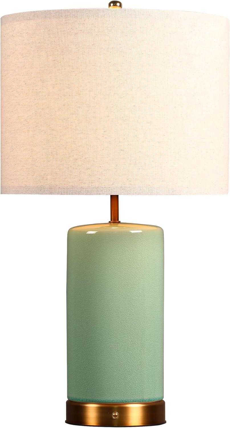 O’Bright Dune - Battery Powered Table Lamp, Rechargeable Cordless Ceramic Lam...
